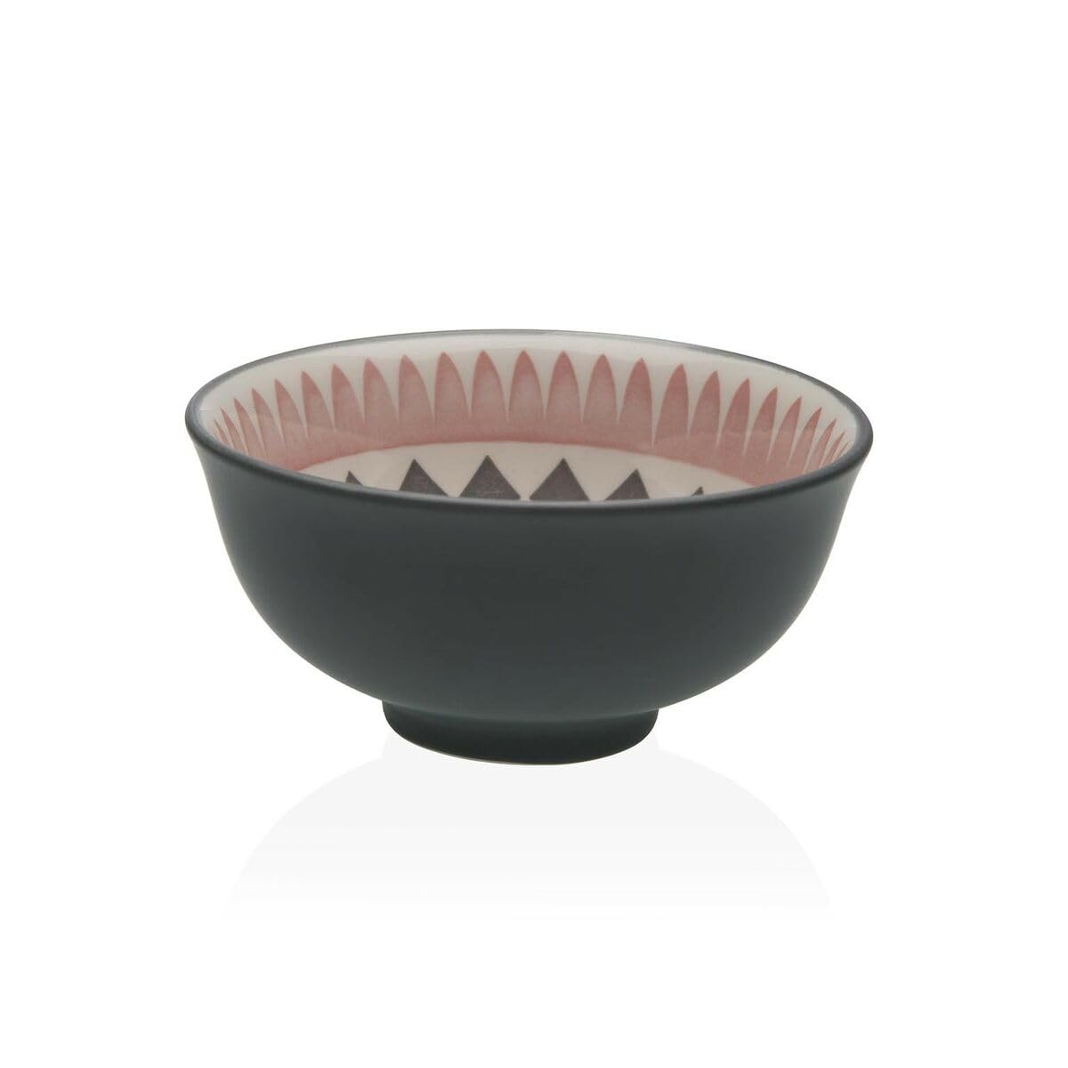 Versa Bowl Grey 8.5 x 5 x 8.5 cm Ceramic Porcelain