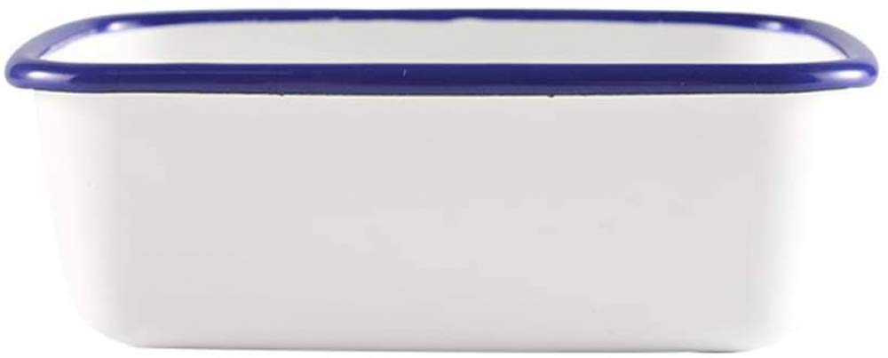 Beurrier - Beurrier en émail avec couvercle Beurrier multifonction blanc Beurre,
