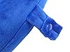 Wolf Essentials Kids Travel Neck Pillow - Cozy Soft Microfiber, Compact Design for Airplane, Car Seat, or Toddler Travel Support – Blue