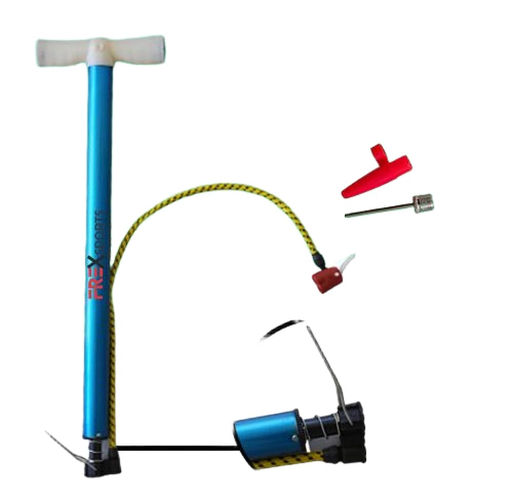 LCARNO Premium Multipurpose Cycle & Football Pump with Safety Spring Nozzle Included Ball, Balloon, Basketball Pump, Bicycle, Car, Float, Football Pump, Inflatable Furniture Pump (Multicolor)-image-22