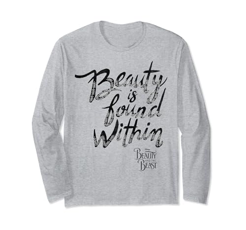 T-shirt Beauty and the Beast Disney un cadeau idéal manches longues