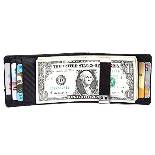Image of Brooklyn Bridge Bifold Credit Card Holder for Men - Sleek Front Pocket Design with RFID Blocking Technology