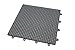 IncStores Outdoor Patio Interlocking Rugged Grip-Loc Tiles - 25 Pack - Grey