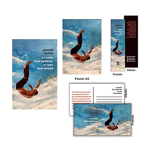 O cozer das pedras, o roer dos ossos + marca-página + postal + pôster
