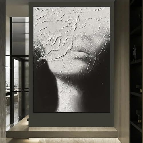 Affiches esthétiques minimalistes et tableau visage féminin sans cadre