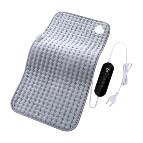 Wärmekissen Für Den Rücken,30x60 cm 9 Temperaturen Elektrisches Heizkissen | Beheiztes Stuhlkissen Für Winter,für Fuß Nacken Schulter Rücken Knie Hüfte Büro Stuhl Zuhause Bett als Geschenk für