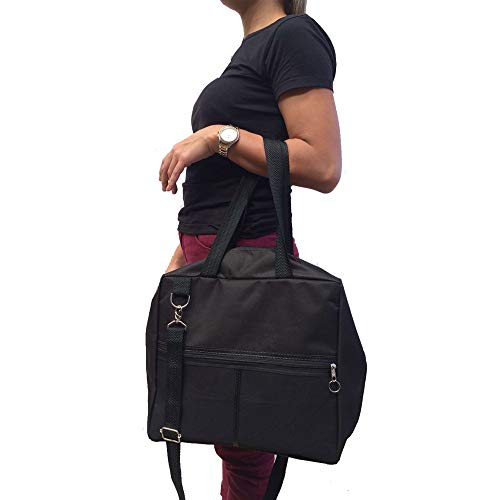 Bolsa Maleta Para 120 Esmaltes Frasqueira preta Manicure