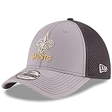 NFL New Orleans Saints Grayed Out NEO 2 39THIRTY Stretch Fit Cap, Medium/Large, Gray