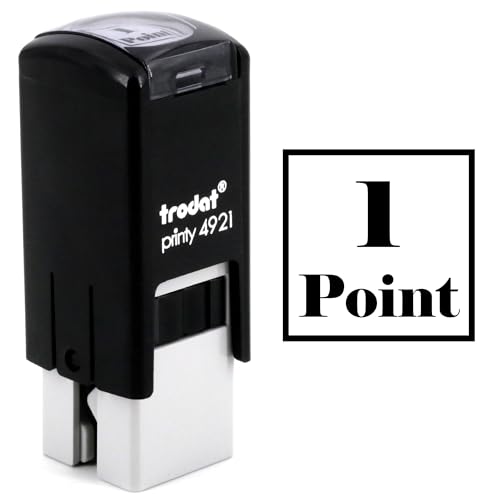 Tampon 1 point | Cachet encreur bon point | 11mm | école | carte fidélité | tickets | pizza | ink stamp one point