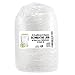 Cornucopia Brands 1 Gallon Glass Kombucha Jar w/Cotton Cloth Cover & Plastic Lid for Storage after Brewing