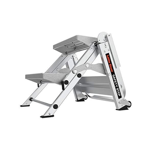 Little Giant Ladder Systems 10210BA Safety Step Tritthocker, Aluminium/Schwarz, 2 – Bild 7