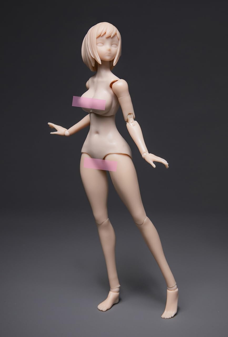 86TOYS 1/12 Scale Super Flexible Female Body for 6 inch Woman Action Figure White Skin Big Bust T86-ST05A