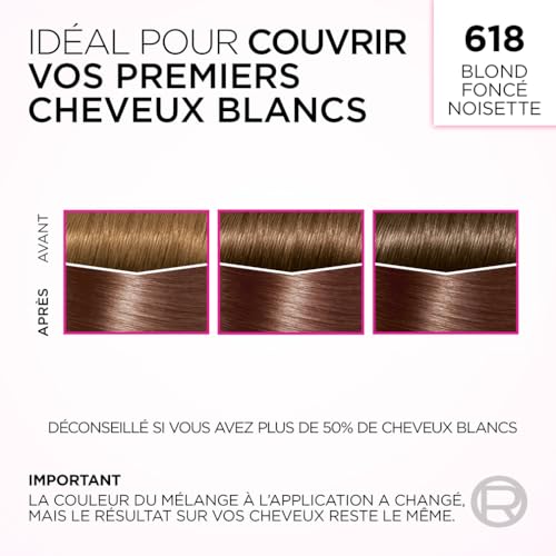 Coloration Crème Sans Ammoniaque 618 Blond Noisette Casting Creme Gloss Le Flacon - vue 7