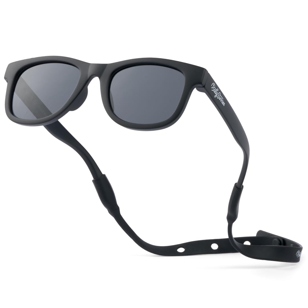 BABY SUNNIES Polarized Toddler Sunglasses for Boys & Girls - Eye Safe Kids Sunglasses - UV Protection - Toddler Sun Glasses