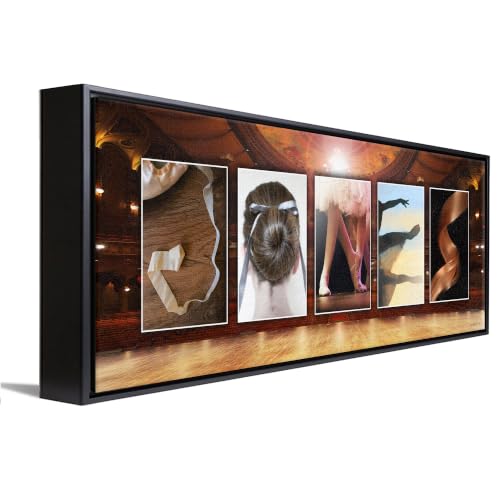 DANCE Custom Photo Name Art | Premium Poster or Framed Canvas | 30”x10