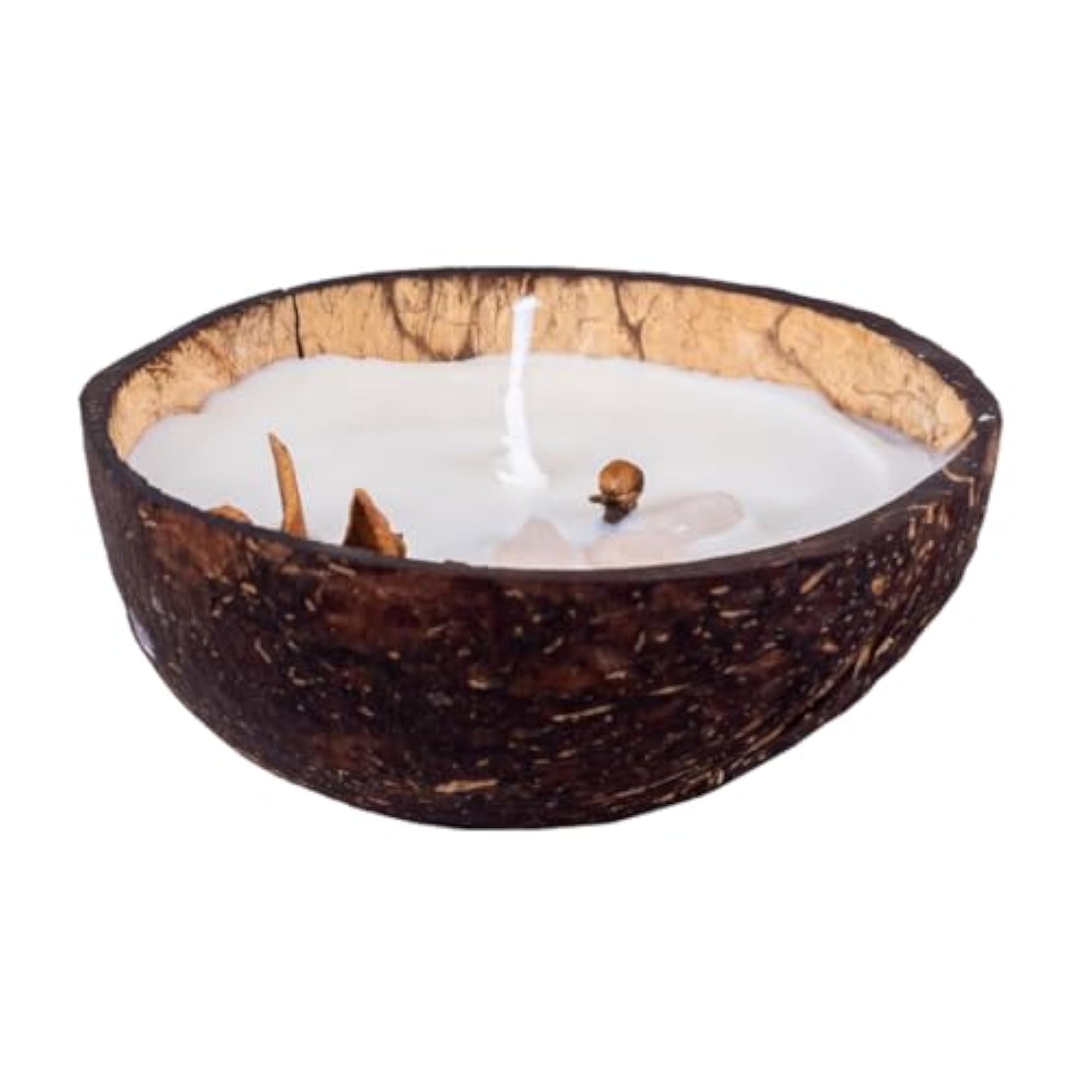 Coconut Shell Candle with 35-Hour Burn, Stylish Home Decor