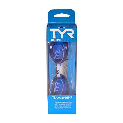 TYR Team Sprint Performance Goggle (Blue) - image 5