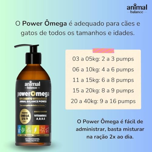 Animal Balance, POWER OMEGA ANIMAL BALANCE - 500ml