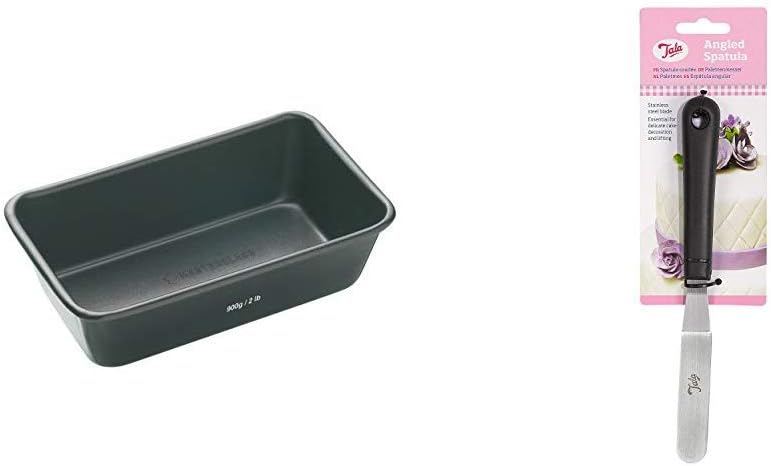 MasterClass Non-Stick 2 lb Loaf Tin, 23 x 13 cm (9" x 5") & Tala Stainless Steel Palette Knife