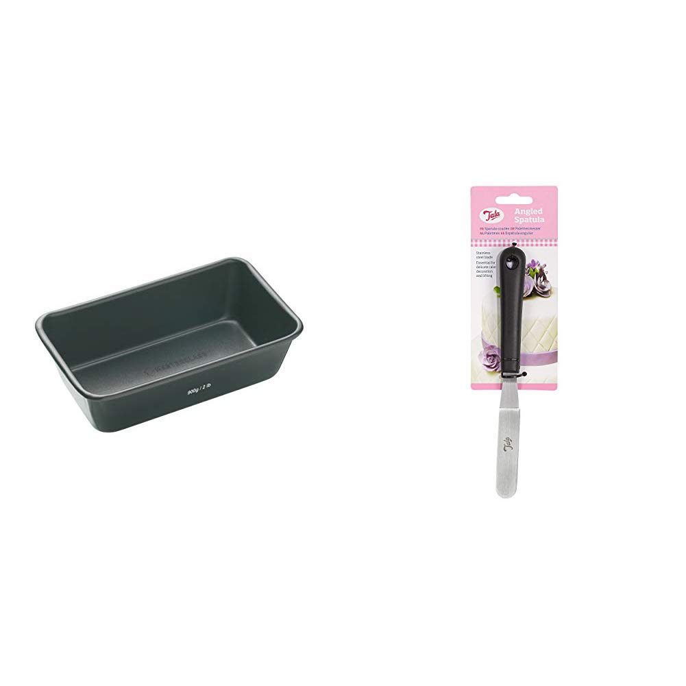 MasterClass Non-Stick 2 lb Loaf Tin, 23 x 13 cm (9" x 5") & Tala Stainless Steel Palette Knife