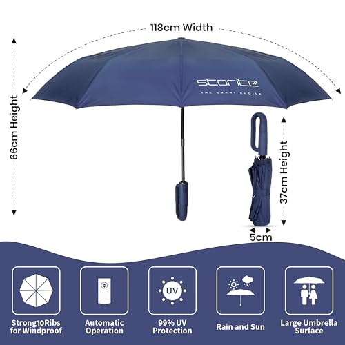 Image of Storite UV Travel Umbrella for Men & Women