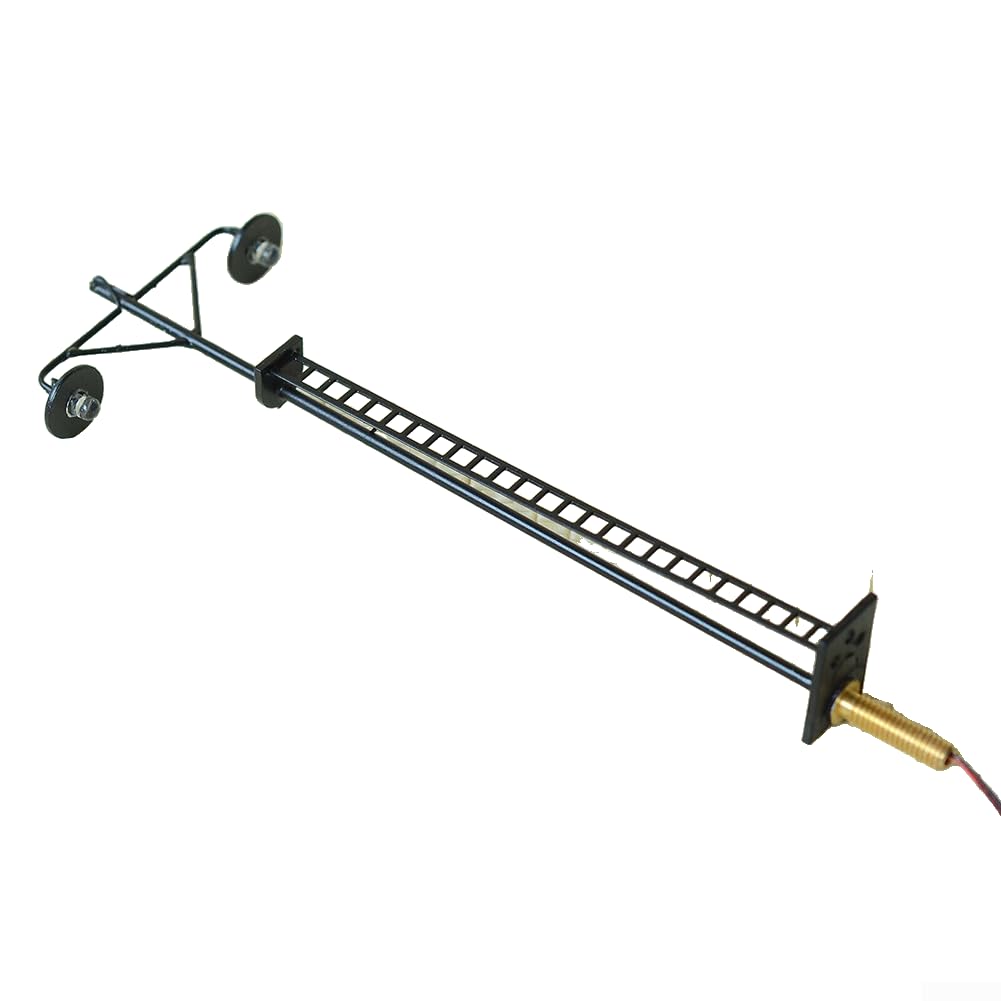 4PCS HO Scale LED Yard Lights: Model Railway Train Lamp Posts, for MINI Plastic Street Lamps(A)