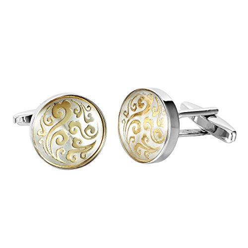 Image of Stunning Mens Nautical Knot Stainless Steel Cufflinks