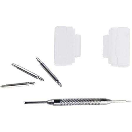 Amazon Chiwanji 14mmラグ幅 Baby G適用 交換用アダプター ラグ アダプター バネ棒外し付き 腕時計ベルト 交換用工具 白 時計バンド 腕時計 通販