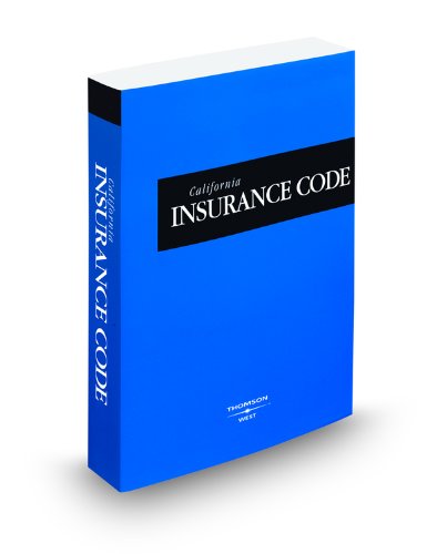 California Insurance Code, 2010 ed. (California... 0314986405 Book Cover
