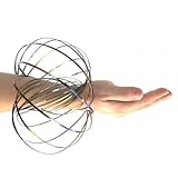 Design unique : il s'agit d'un jouet cinétique interactif : jouer avec ces anneaux fluides est tellement amusant ! Et l'anneau Magic Flow est disponible dans des couleurs , ce jouet d'action de Magic Flow Ring votre enfant le centre d'attention.