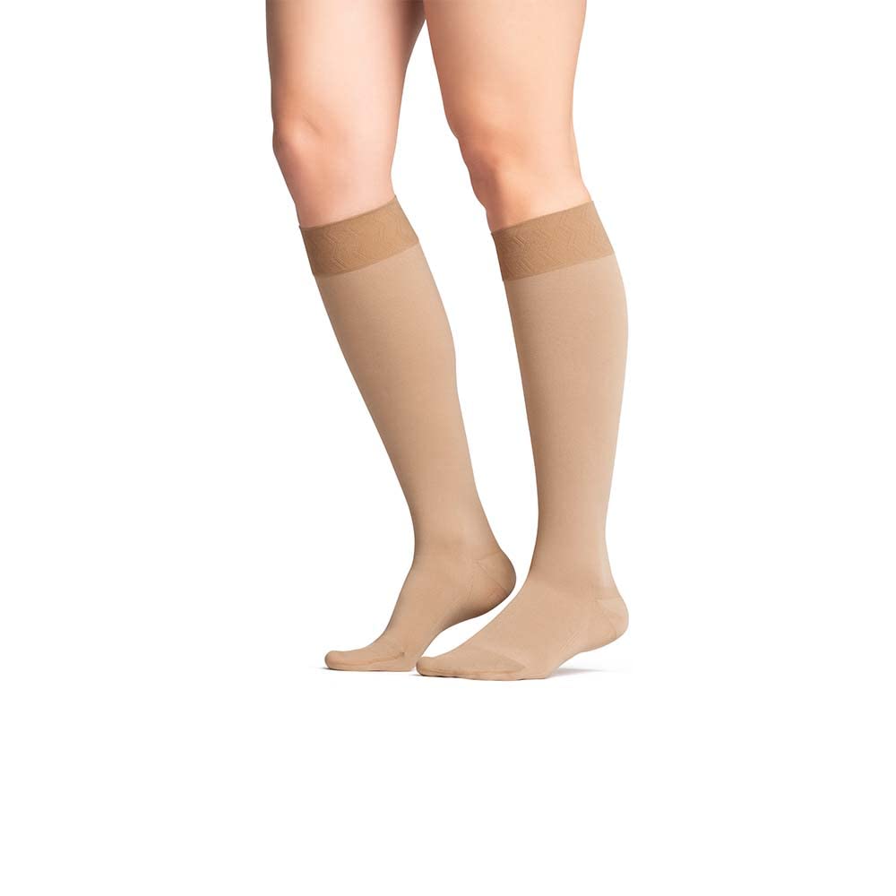 JOBST Maternity Opaque Compression Stockings 15-20 mmHg Knee High Closed Toe