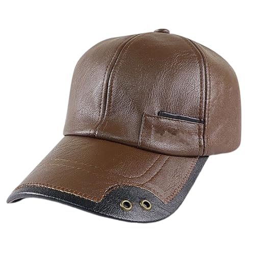 Generico Ionizador ambiental | Sombrero de invierno de PU estiloso, sombrero de béisbol con ajuste | para pesca, camping, picnic, playa, senderismo, viajes, deportes, mujeres, niños y niñas 🔥