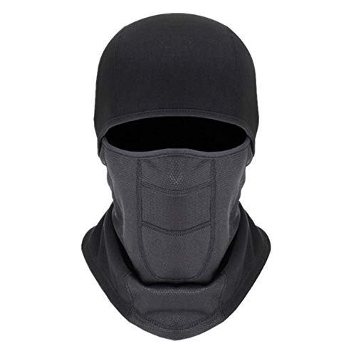 Winter Windproof And Waterproof Balaclava Face Riding Ski Mask,Winter Hat Outdoors Helmet Fleece Liner Mask, Suitable For Riding Bicycle Skiing Motorcycle Climbing (Black) #TOP1