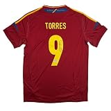 Autographed/Signed Fernando Torres Spain Red Soccer Futbol Jersey Beckett BAS COA #2