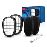 AIEVE 2er Ersatzfilter Filter Set Ersatzteile kompatibel mit Philips SpeedPro Max Staubsauger wie z.B. XC7042/01 XC8045/01 FC6823 XC8147/01 usw. (2* Motorfilter und 2* Schaumfilter)