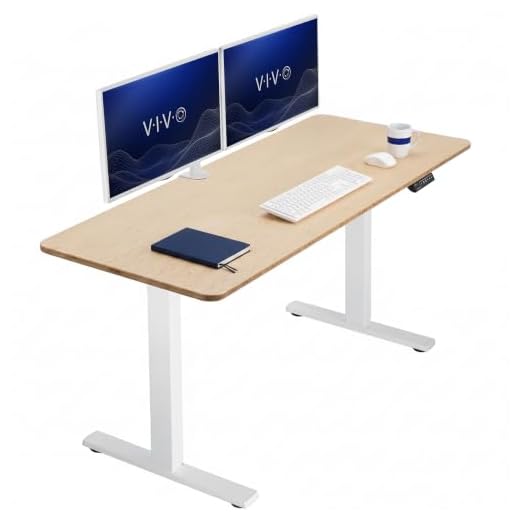 VIVO Electric Bamboo Standing Desk