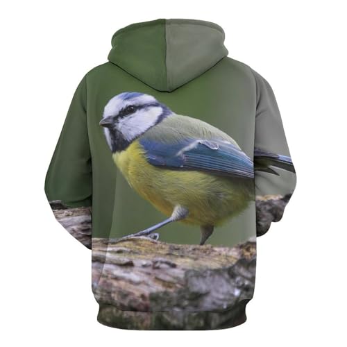 Sweat à capuche oiseau UMENG pull décontracté pour vos balades en ville