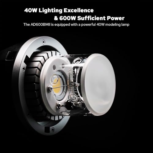 Ficha técnica Godox AD600BMII Flash estroboscópico para exteriores portátil 600W 2.4G TTL 1/8000 HSS Monolight 0.01-1.9s reciclaje 40W LED modeling lamp con batería recargable y montura Bowens - Fernando Cortés