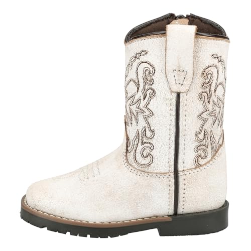 Image of Smoky Mountain Boots Toddlers' Autry Square Toe Leather Western Cowboy Boots