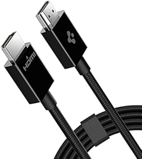 Spigen ArcWire HDMI Cable 8K 60Hz 4K 120Hz Display HDMI 2.1 Certified Ultra High Speed 2m eARC HDR 3D Available HDMI Cord Compatible with Apple TV Mac Mini Xbox PS5 Amazon Fire TV Roku Smart TV