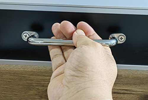 DAWONFA 2 Pack Cabinet Pulls Stainless Steel Drawer Handle Adjustable Fixed Handle with Bright Polishing,4-4/5'' Hole Center by DAWONFA - Used condition - Image 4