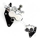 bremssattel kolben zurückdrücken AUSGEZEICHNETER SERVICE BREMSSATTEL BREMSZANGE 2-KOLBEN AUSFÜHRUNG - VORNE (o. HINTEN) - TRÄGERPLATTE WECHSELBAR - CHINA ROLLER 2-&4-TAKT - z.B.für BENZHOU HYOSUNG ZNEN JONWAY BAOTIAN KYMCO GY6 - MZ125 SM SX RT MOTORRAD