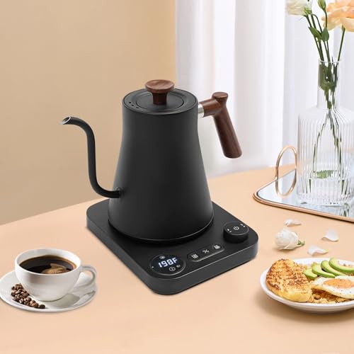 Hervidor eléctrico cuello de cisne 0.9L con control temperatura miniatura 5