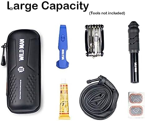 MonoTele Bike Frame Bag Bike Bottle Cage Tool Bag Bicycle Bicycle Repair Tool Kit Bag Cycling Bottle Storage Bag Case Bike Zip Case Tool Bag for MTB Mountain Bike