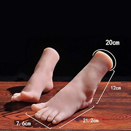 Fetiches De Pies Maniquí De Silicona De Juguete Para Pies Fetiche De Pies Chica Modelo De Pie - Textura De Piel Real Cultura Del Pie Modelo De Arte Modelo De Simulación Pie, Color De Piel,Left foot