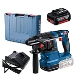 18V Akku-Bohrhammer Akku-Sets Bau Dekoration Ausgrabung Bohrloch Bohrmaschine Maximale BohrkapazitäT(5.0A S4)