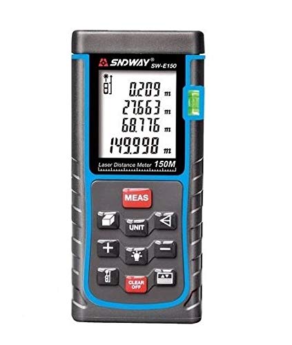 SNDWAY SW-E150 Digital Laser Rangefinder 150M Distance Meter Tape Measure Area Volume