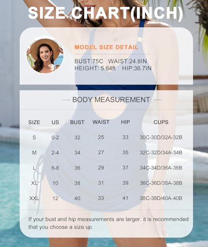 MFAVIP One Piece Swimsuit Women 2026 Tummy Control Sexy Swimsuits Metal Modest Sliming Mesh Swim Dress Padded Swimwear — view 5