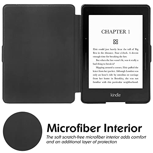 Bozhuorui Slim Case For Kindle Voyage Ereader - Lightweight Premium Pu Leather Cover With Auto Sleep/Wake thumb #2