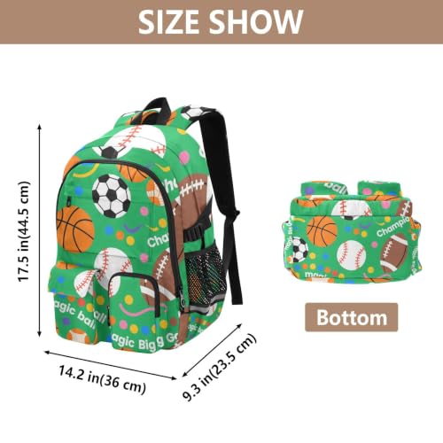 Bolsas de libros para adolescentes que necesitan espacio para clase y entrenamientos de fútbol 3